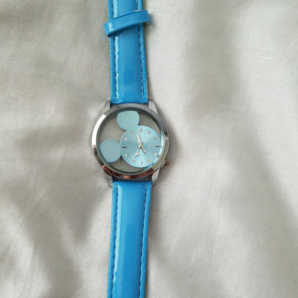 Light Blue Mickey Mouse Watch
